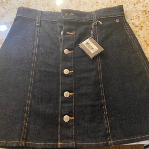 Alexa Chung for AG Kety denim skirt